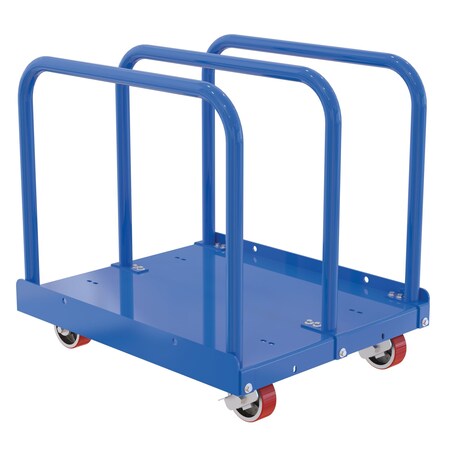 Vestil HEAVY DUTY PANEL CART 30" WIDE ADJUSTABLE BAYS PRCT-HD-30-AB